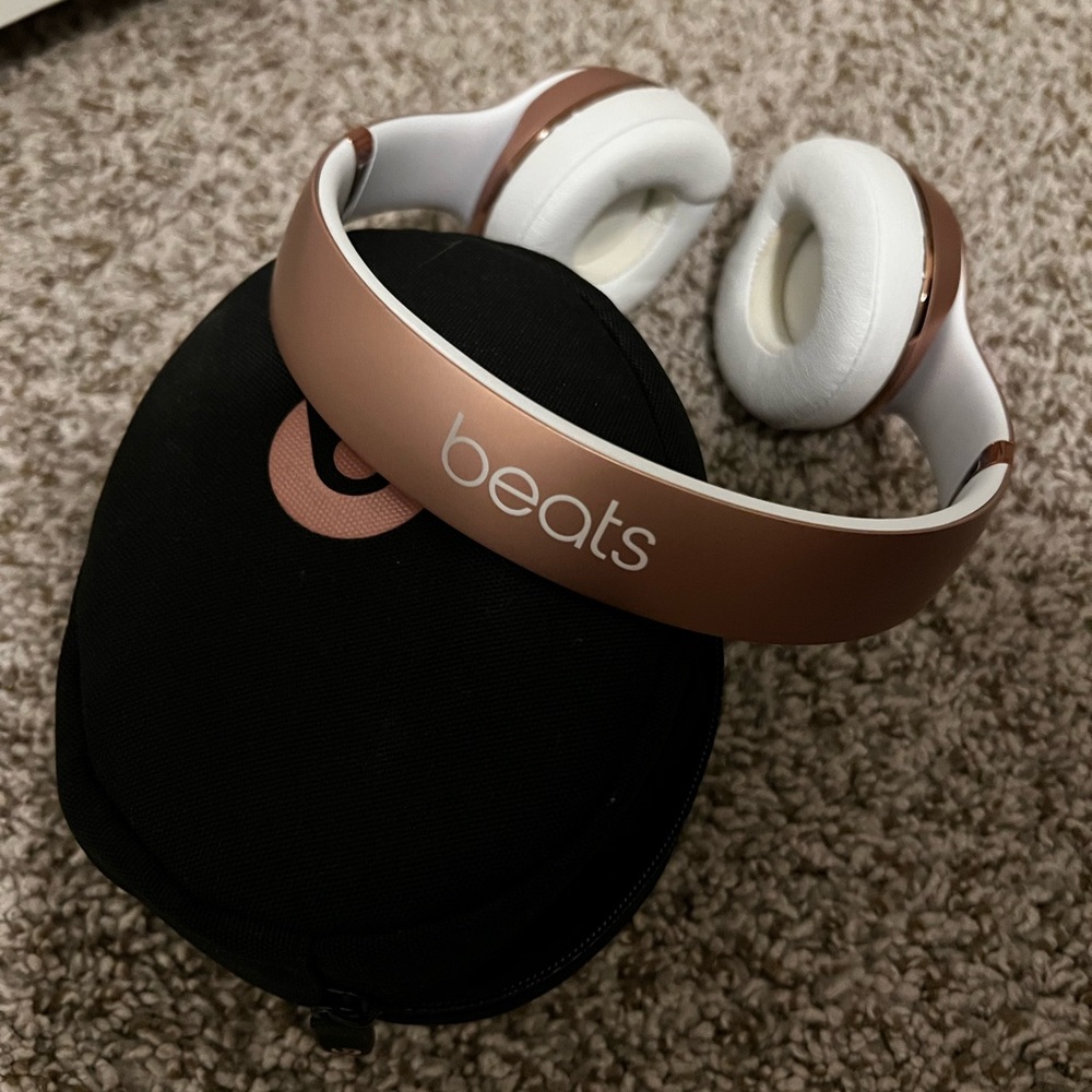 Beats by Dre Rose Gold Over-Ear Headphones